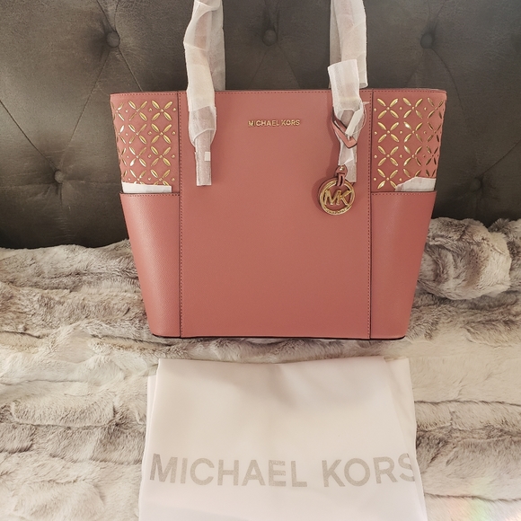 NWT Michael Kors Jet Set Large Tote - Picture 7 of 8